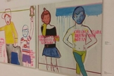 Quadro expõe a homossexualização de crianças no Queermuseu. (Foto: Reprodução/Facebook)
