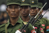 O grupo armado Exército do Estado Unificadom atua de forma independente. (Foto: AFP).