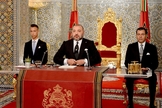 O rei do Marrocos, Mohammed VI, decretou ensino sobre o Holocausto nas escolas. (Foto: AP Photo/Moroccan Royal Palace)