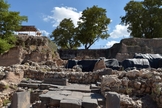 Palácio em Hazor, local atingido por terremoto séculos antes de Cristo, na região da Galileia. (Foto: Haaretz)