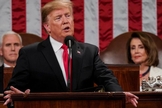 Trump faz o seu discurso do Estado da União de 2019. (Foto: Fox News)