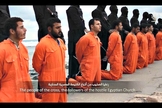 No dia 15 de fevereiro de 2015, o Estado Islâmico divulgou o vídeo com a execução de 21 cristãos em uma praia da Líbia. (Foto: Reprodução)