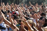 Evangélicos se reúnem para realização de evento. (Foto: Cebi)
