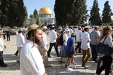 Judeus tiveram acesso ao Monte do Templo no Dia de Jerusalém, em 2 de junho de 2019. (Foto: Emil Salman)