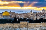 Por do Sol em Jerusalém. (Foto: Shutterstock)