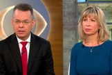 Pastor Andrew (esquerda) e sua esposa, Norine Brunson (direita) concedendo entrevista em uma emissora de televisão. (Imagem: CBS News)