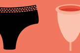 Os coletores e as calcinhas menstruais vêm ganhando adeptas no país. (Foto: Herself)