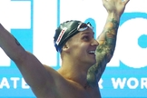 Caeleb Dressel afirma que a Bíblia o inspira a dar o melhor de si no esporte. (Foto: BBC)