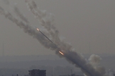Mais de 250 foguetes já foram lançados contra Israel em menos de dois dias. (Foto: AP Photo)