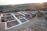 Ruínas do templo cananeu em Láquis, antiga cidade bíblica em Israel. (Foto: The Fourth Expedition To Lachish)
