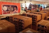 A igreja Calvary Temple acabou armazenando 800 toneladas de alimentos para doar aos necessitados durante a pandemia na Índia. (Imagem: Calvary Temple)