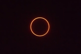 Eclipse solar anular registrado em 26 de dezembro de 2019, na Malásia. (Foto: Getty Images/iStockphoto)