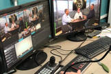 Imagem dos estúdios da Shelanu TV, que transmite conteúdo messiânico em Israel. (Foto: GOD TV)