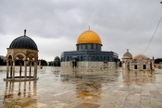 Imagem do complexo da mesquita Al-Aqsa na Cidade Velha de Jerusalém. (Foto: AFP)