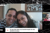 Tiago Leite (à esquerda) está casado há cerca de 5 anos com Aldeneide (à direita), com quem tem duas filhas. (Imagem: Guiame)