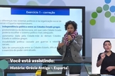 Aula publicada no canal do Centro de Mídias da Secretaria de Educação de SP no dia 29/07. (Imagem: Youtube / Reprodução)