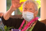 Miriam Jones diz que o segredo da longevidade é uma vida espiritual forte. (Foto: WTVD)