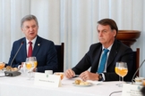 Jair Bolsonaro recebeu no Palácio do Planalto o pastor José Wellington Jr. e outros pastores da mesa diretora da Convenção Geral das Assembleias de Deus. (Foto: CGADB)