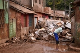 Fortes chuvas causaram mortes e destruição em MG no ano passado. (Foto: AFP)
