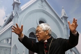 Cardeal Joseph Zen, da Igreja Católica de Hong Kong, em imagem de 2009. (Foto: Kin Cheung/AP)