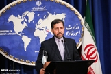 Porta-voz do Ministério das Relações Exteriores iraniano, Saeed Khatibzadeh. (Foto: Maryam Kamyab/Mehr News Agency)