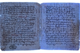 Imagem do manuscrito com a tradução do Novo Testamento. (Foto: Reprodução/OeAW)
