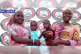 Jovens resgatadas de sequestro na Nigéria. (Foto: Reprodução/YouTube/TVC News Nigeria)