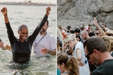 Muitas vidas foram marcadas pela presença de Deus. (Foto: Reprodução/Instagram/Baptize SoCal)