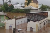A Igreja Assembleia de Deus de Roca Sales ficou totalmente destruída. (Foto: Instagram/Ciepadergs).