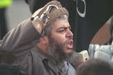 Abu Hamza. (Captura de tela/YouTube/The Telegraph)