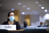 Representante de Cuba na 44ª sessão do Conselho de Direitos Humanos da ONU em Genebra. (UN Photo/Violaine Martin)