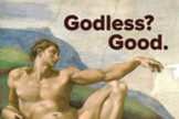 Os anúncios serão compostos pela famosa pintura "A Criação de Adão", de Michelangelo, mas com Deus apagado.