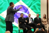 O pastor direcionou seu discurso na Expo Cristã às autoridades de São Paulo. (Foto: Guiame/Marcos Paulo Corrêa)