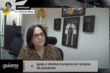 Damares Alves foi a convidada para a live do Guiame na última terça-feira (2). (Imagem: Guiame)