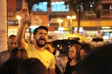 Aleff Amorim durante evangelismo de rua. (Foto: Aleff Amorim)