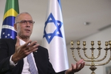 O embaixador de Israel, Yossi Shelley, celebra a proximidade entre Brasil e Israel. (Foto: Marcello Casal Jr/Agência Brasil)
