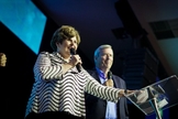 Cindy Jacobs na Conferência Global 2021, em Brasília. (Foto: Leobark/CN)