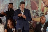 Fernando Haddad (PT) participou de um evento com pastores na última segunda-feira (18). (Foto: Agência Brasil)