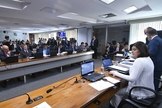 Sessão da Comissão de Constituição e Justiça foi presidida pela senadora Simone Tebet (MDB-MS). (Foto: Geraldo Magela/Agência Senado)