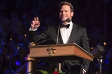 Chris Pratt foi convidado para ler a Bíblia e fez uma breve reflexão no evento anual de natal da Disneylândia. (Foto: The Park Insider)