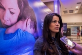 Cantora Damares em entrevista ao Guiame na pré-estreia do filme “Superação - O Milagre da Fé”. (Foto: Guiame/Marcos Paulo Correa)