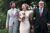 Doug Zirkle levou a filha ao altar em seu casamento. (Foto: Captura de Tela/YouTube/The 700 Club)
