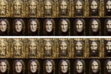 Imagem divulgada pela polícia da Itália mostra a "reconstrução" do rosto de Jesus Cristo quando criança, feita a partir do Santo Sudário
