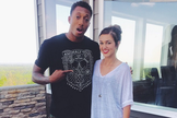 O rapper Lecrae e a jovem cantora Sadie Robertson compartilharam fotos antes do evento, nas mídias sociais.