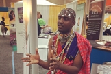 Godfrey Korio, do Meesei Project, na África