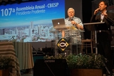 O pastor americano Ralph Neighbour foi preletor no evento. (Foto: Indaléssio Costa Rodrigues)