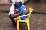 Reencontro entre os dois aconteceu neste sábado (18), em Macapá. (Foto: John Pacheco/G1)
