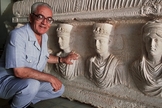 Khaled al-Asaad trabalhou por mais de 50 anos como chefe de antiguidades em Palmyra, foi executado pelo Estado islâmico na última terça-feira. (Foto: Marc Deville/Gamma-Rapho via Getty Images)