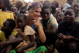 Giovanna Ewbank esteve na África e se emocionou com a fé da população carente do Maláui. (Foto: Arquivo Pessoal)