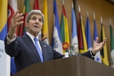 O secretário de Estado americano, John Kerry, irá presidir a reunião. (Foto: Department of State)